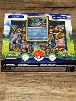 Pokemon TCG: Pokemon GO Pin Collection (Squirtle) - New & Sealed - Image 1