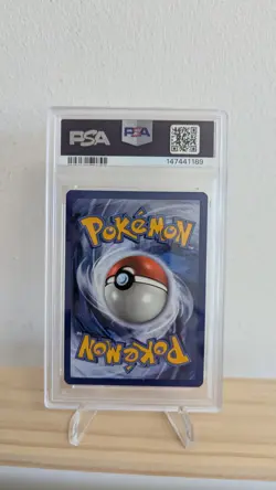 PSA 8 *Galaxy Swirl* Pokemon S&M Pikachu Holo Promo team up single pack SM162 - Image 2