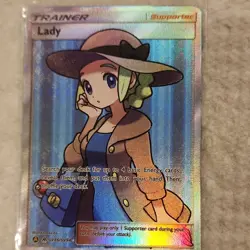 Pokemon TCG Lady SV86/SV94 Hidden Fates Shiny Vault Trainer Full Art Holo Rare - Image 1