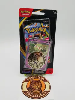 Pokemon TCG Phantasmal Flames Blister Pack Sealed Cottonee with Coin - Image 1