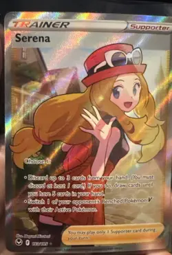 Pokemon TCG Serena (Full Art) Sword & Shield - Silver Tempest 193/195 Holo Ultra - Image 1