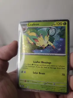 Pokemon TCG Leafeon SVP 170 Black Star Promo Prismatic Evolutions - SWIRLS🌀 - Image 1