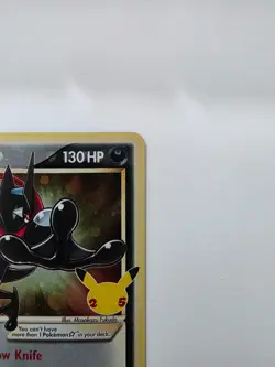 Pokemon Greninja Gold Star Celebrations Promo SWSH144 Black Star Promo 25 Year - Image 3