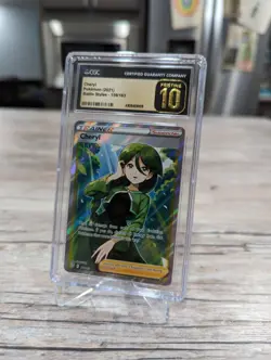 Pokemon CGC 10 Pristine Battle Styles Ultra Rare Cheryl 159/163 Low Pop ! FA - Image 2