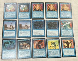 MTG - FBB Lot of BLUE x15 - Revised/4th Fourth - Vintage Old School - Image 1