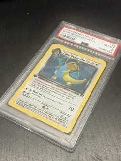 No Reserve PSA 8 2000 Pokemon Rocket 1st Edition #5 Dark Dragonite Holo RARE - Image 4