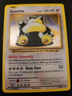 Snorlax Pokemon Black Star Promo XY179 - Image 1