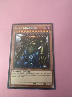 Yu-Gi-Oh! TCG Gate Guardian Metal Raiders MRD-000 Secret Rare - NM - Image 1