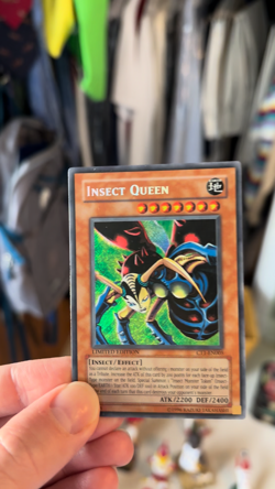 Yu-Gi-Oh Insect Queen CT1-EN005 Secret Rare Limited Edition LP - Image 2