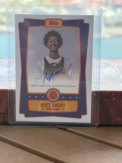 Nate Ament 2025 Topps Chrome McDonald's All American On-Card Event Auto 🏀 🏀 - Image 1