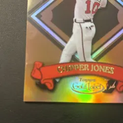 2000 Topps Gold Label - Prospector's Dream Chipper Jones #PD8 - Image 5