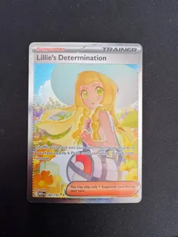 Pokemon TCG Lillie's Determination 184/132 Mega Evolution - NEAR MINT - Image 1