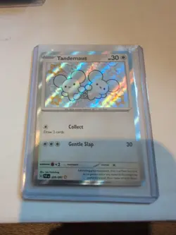 Tandemaus 209/091 Pokemon TCG S&V Paldean Fates Baby Shiny Card NM Condition - Image 1