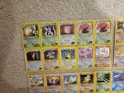 39x Card Pokemon Lot 10x Holos WOTC Gym Heroes 1st 2000 WOTC Set LP SWIRLS - Image 1