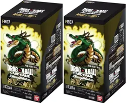 Dragon Ball Super Card Fusion World Wish for Shenron Booster pack Box x2 FB07 - Image 1
