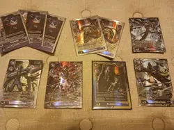 Bundle of 10 Digimon CCG Cards - Beelzemon, Beelstarmon, & Impmon NM/M Foil - Image 1