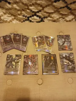 Bundle of 10 Digimon CCG Cards - Beelzemon, Beelstarmon, & Impmon NM/M Foil - Image 2