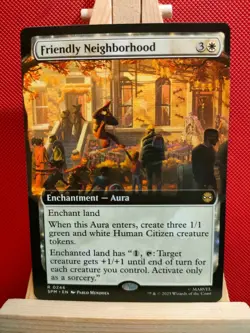 Friendly Neighborhood (Extended Art) - Marvel's Spider-Man - NM - MTG - Image 1