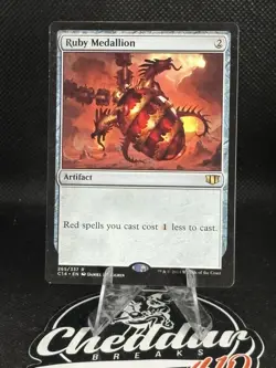 Wizards Ruby Medallion Commander 2014 Artifact Rare Regular 265/337 MTG - Image 1