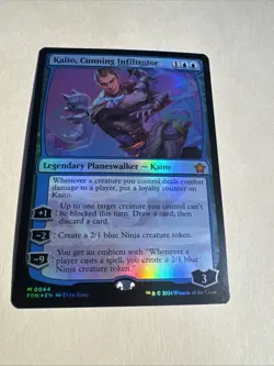 Kaito, Cunning Infiltrator #0044 (Foil) (FDN) Foundations - Image 1