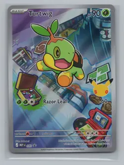 Turtwig Holo 040 ME: Mega Evolution Promo Pokemon TCG NM Promo - Image 1