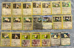 (40) Pokemon TCG Snorlax Holo Card Lot. NM/LP - Image 1