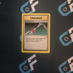 Maintenance 083/102 Base Set Regular Pokemon TCG - Image 1