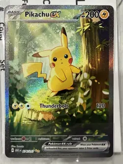 Pokemon Pikachu EX 276/217 Ascended Heroes Special Illustration Rare - Image 1