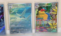 Pokemon TCG White Flare 132/086 Archeops Illustration Rare and 3 Others - Image 3