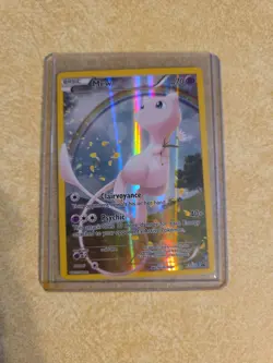 Pokemon Mew TCG XY110 Holo Black Star Promo Full Art 2016 NM - Image 1