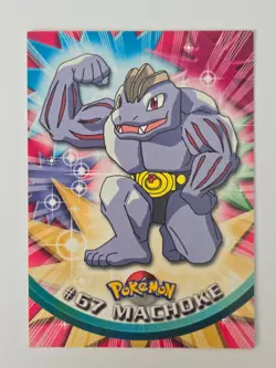 Pokemon Machoke #67 - Topps Series 1 - Image 1