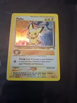 Pokemon Pichu TCG Neo Genesis Set No.12/111 NM/LP English Holo Rare - Image 1
