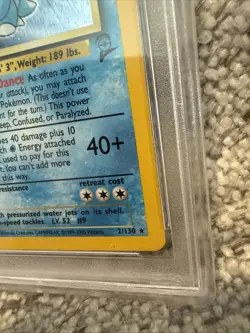 PSA 4 Blastoise 002/102 Base Set 2 II Holo Pokemon Slab - Image 5