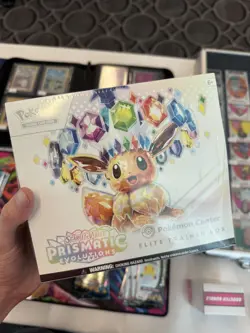⭐Pokemon Prismatic Evolutions Pokemon Center Sealed ETB Elite Trainer Box⭐ - Image 1