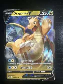 Dragonite V 049/078 Pokemon GO Holo - Image 1