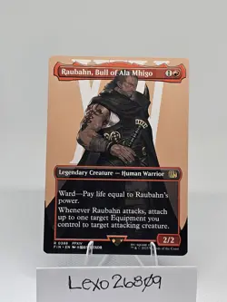 Raubahn, Bull of Ala Mhigo (Borderless) / Final Fantasy MTG / NON-FOIL - Image 1
