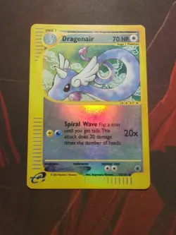 2002 Pokemon TCG Expedition Reverse Holo Dragonair 75/165 Rare eReader - Image 1