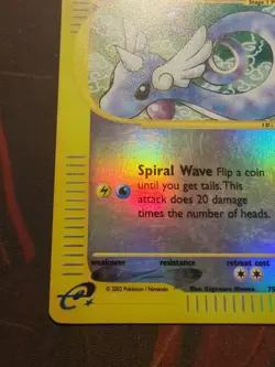 2002 Pokemon TCG Expedition Reverse Holo Dragonair 75/165 Rare eReader - Image 4