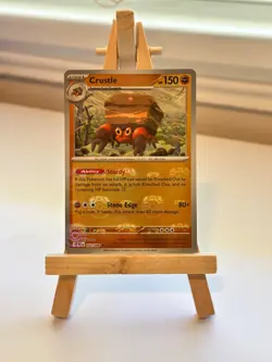 Pokemon Crustle 052/086 (Master Ball Pattern) Sv: Black Bolt Reverse Holo NM/M+ - Image 1