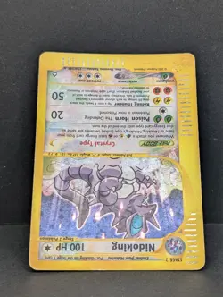 Nidoking Crystal 150/147 Aquapolis Holo Secret Rare Pokemon TCG Nintendo MP+ - Image 4