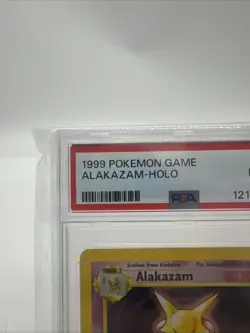 Pokemon 1999 Base Set Alakazam 1/102 PSA 8! - Image 2