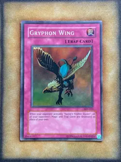 Yugioh Gryphon Wing SDP-050 Super Rare NM - Image 1