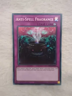 YuGiOh Anti-Spell Fragrance RA02-EN076 Secret Rare 1st Edition - Image 1
