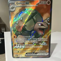 Pokemon Golem ex Sv: Scarlet & Violet 151 Ultra Rare Holo 189/165 330 HP English - Image 1