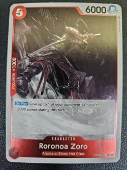 Roronoa Zoro - OP04-015 - R - One Piece - Kingdoms of Intrigue - Image 1