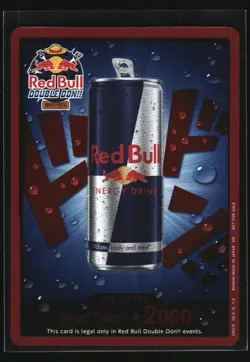 Red Bull Double DON!! Exclusive Red Stamped Promo Card One Piece - Image 1