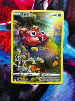 Paras GG32/GG70 Crown Zenith Galarian Gallery Full Art Ultra Rare Pokemon TCG - Image 1