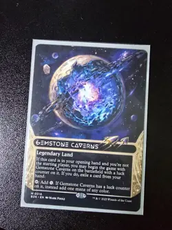 Gemstone Caverns (0016) (Borderless) Edge of Eternities: Stellar Sights MTG - Image 1