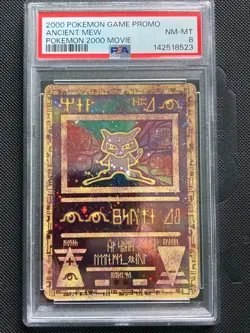 PSA 8 Pokemon TCG Ancient Mew Pokemon The Movie 2000 Promo Card NM - MT - Image 1
