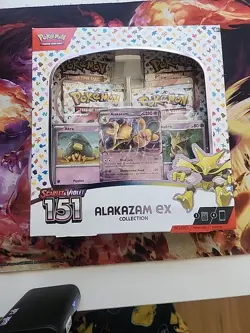 Pokemon TCG Scarlet & Violet 151 Alakazam Ex Collection Box Brand New Sealed CCG - Image 1